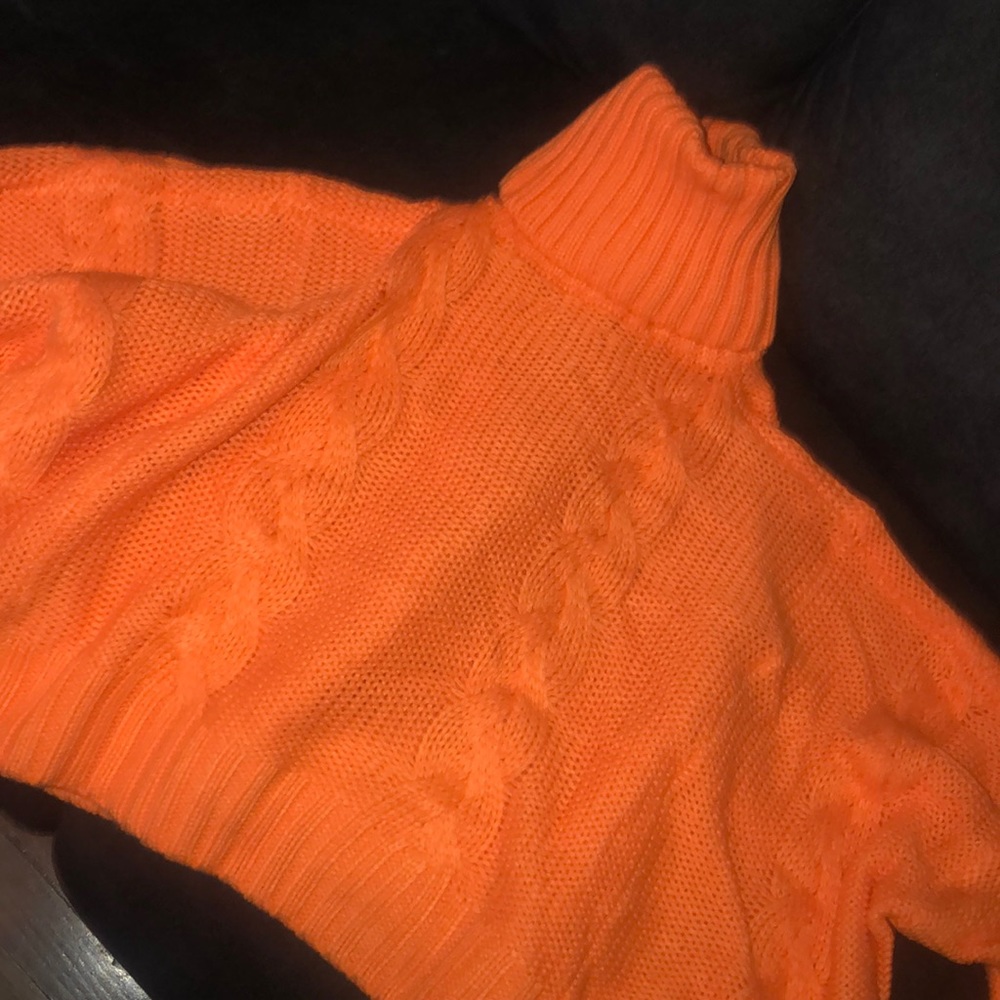 A crop top sweater